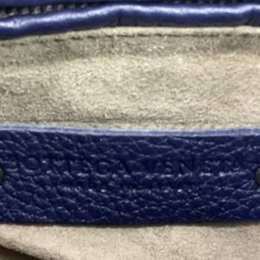 Bottega Veneta Blue Leather Hobo Handbag - Picture 2 of 6